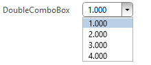 Parameter Double ComboBox