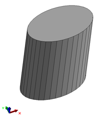 Cylinder as polyhedron