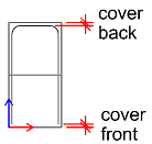 Concrete cover at the front and at the back
