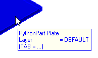 PythonPart display name
