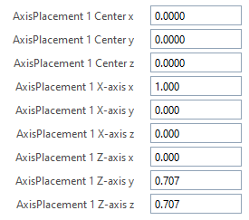 Parameter AxisPlacement3D