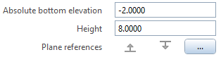 Constraints of plane references