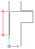 Corbel bar start and end leg