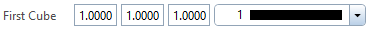 Row with unequal control width